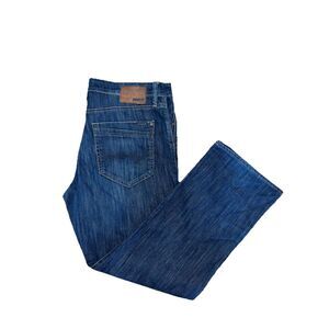 Mavi Jeans Mens 36 x 30 Matt Relaxed Straight Leg Blue Dark Wash‎
